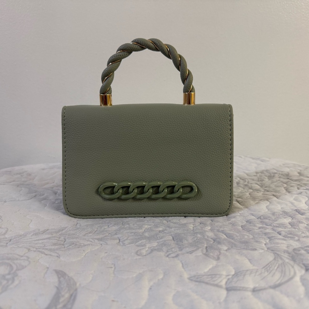Elegant Light Green Mini Handbag